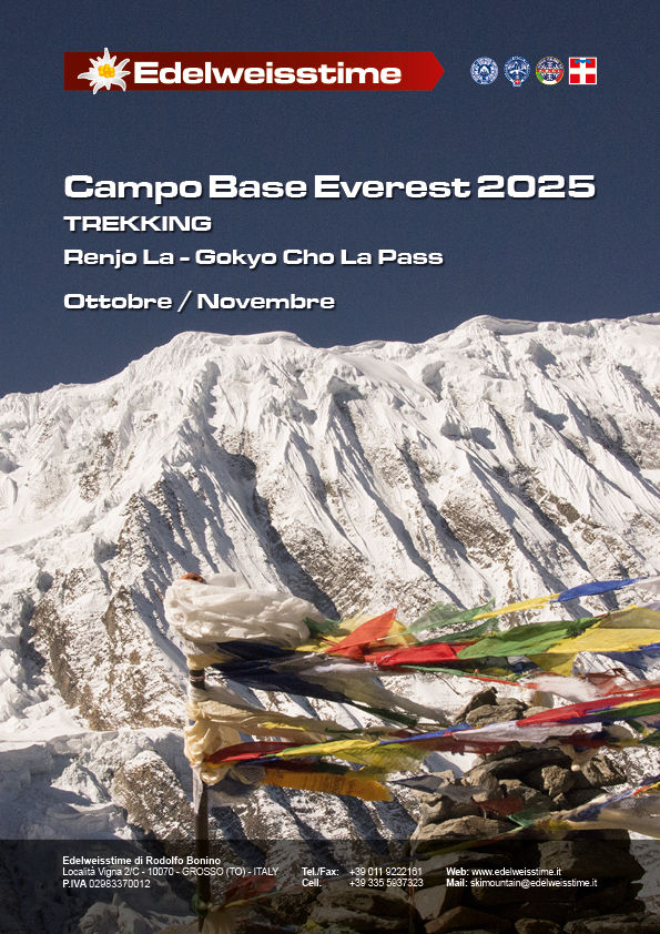 India - Campo Base Everest - Renjo La - Gokyo Cho La Pass - Trekking - Edelweisstime